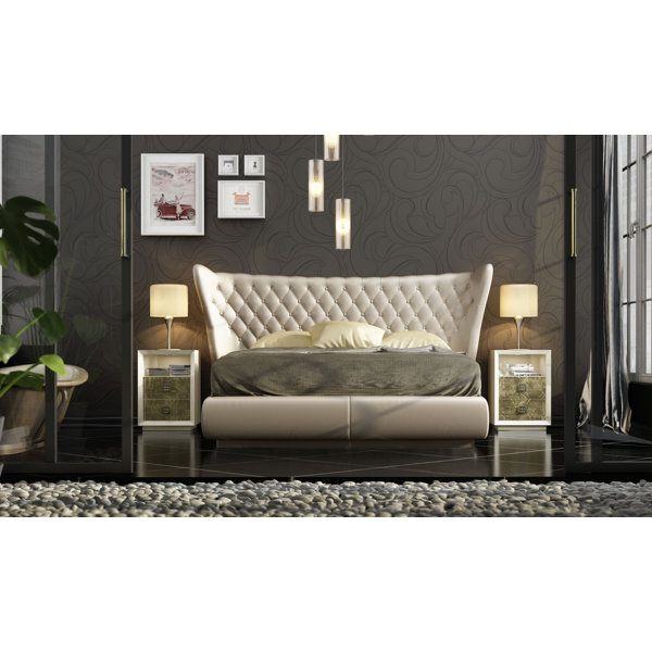 Hispania Home London Upholstered Bed Wayfair